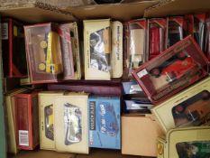 A collection of boxed Matchbox, Lledo and Corgi vehicles: (1 tray).