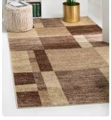 A brand new 'Unique Loom' branded rug: Harvest, Brown, 245cm x 305cm.