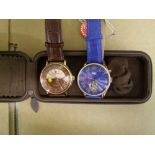 Two Constantin Weisz Mens Watches in leather travel Case : RRP £159, purchased by vendor as part a