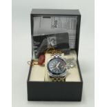 Boxed Heritor Gents Automatic Ip Plated Fredrick Watch: RRP £129, purchased by vendor as part a