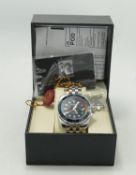 Boxed Heritor Gents Automatic Ip Plated Fredrick Watch: RRP £129, purchased by vendor as part a