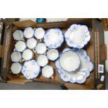 Royal Grafton Dainty Shaped Floral Decorated Tea Ware: 39 pieces