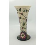 Moorcroft bramble pattern vase: Measuring 21.5cm high.