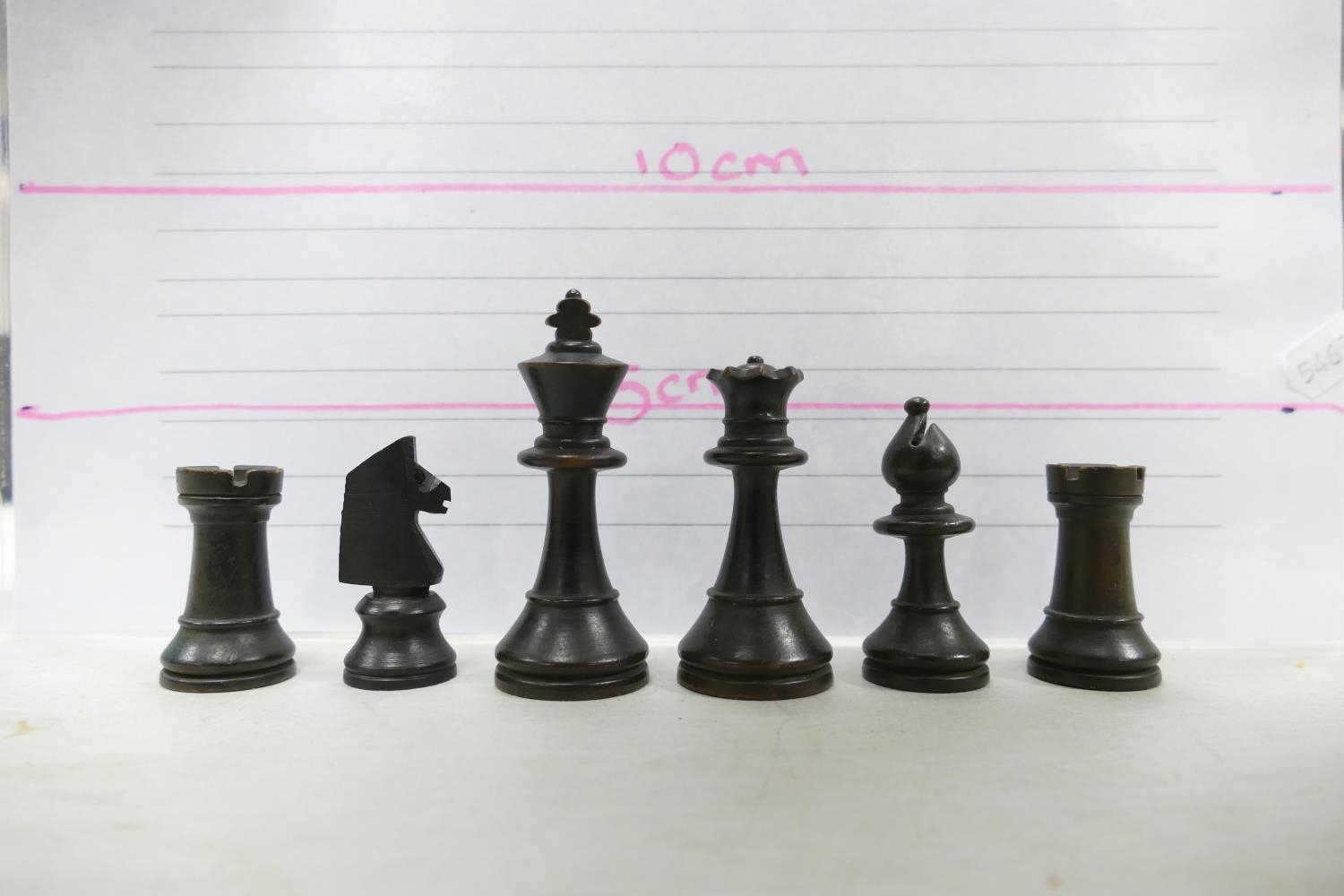 A collection of Early 20th Century Wooden Incomplete Chess Pieces: please see images for size and - Image 11 of 15