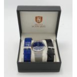 Boxed Hugo Schwarze Gents Hendrik Watch: RRP £89 purchased by vendor as part a collection of over
