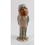 British Studio Pottery Grotesque bird: Inspired by the Martin Brothers, marked R.C Kew to foot,