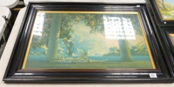 Large Well Framed early 20th century Print: 63 x 93cm