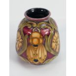 Moorcroft Queen Bee Patterned Vase: dated 2011, boxed , height 13cm