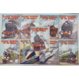 A complete set of 50 copies of 1930's Railway Wonders of The World Magazines: