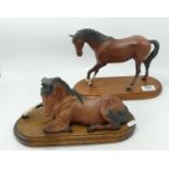 Beswick Spirit of Peace & Spirit of Youth: both damaged(2)