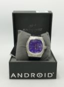 Boxed Andriod TM Gents Cocoon Quartz Watch: RRP 119, purchased by vendor as part a collection of