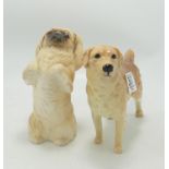 Beswick Matt Pekinese 2982 & Golden Retriever 2287(2)