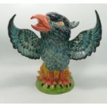 Peggy Davies Grotesque Limited Edition bird figure The Phoenix: height 29cm