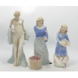 Royal Doulton Reflections figure: Harvestimem Bathing Beauty & Country Girl(3):