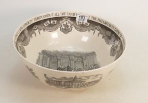 Wedgwood Large Philadelphia Bowl: damaged , diameter 30cm