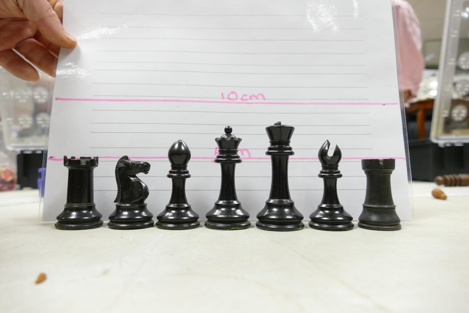 A collection of Early 20th Century Wooden Incomplete Chess Pieces: please see images for size and - Image 25 of 28