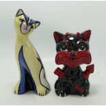 Lorna Bailey pair of cats, Mephisto Devilcat & Andy (2)