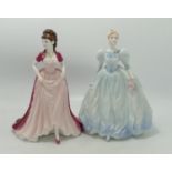 Coalport Lady Figures Lily & Joanne(2):