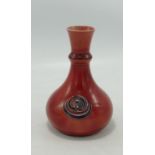 Moorcroft for Liberty Red Flamminian Vase: restored to upper rim, height 10.5cm