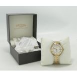 Boxed Rotary G Ultra Slim Gents Watch: links removed but present, RRP £269 purchased by vendor as