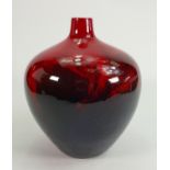 Royal Doulton Viened Flambe Vase 1616: height 22cm