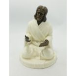 Minton Pottery & Bronze Figure The Sage: