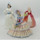Royal Doulton Lady Figures to include: Margaret HN2397, Janet HN1537 & seonds Daydreams HN1731(3)