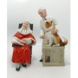 Royal Doulton Seconds Character Figures: Thanks Doc & The Judge(2)
