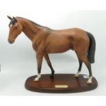 Boxed Royal Doulton Horse Troy: marked Seconds