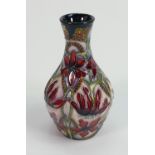 Moorcroft Floral Patterned Vase: seconds , height 13cm