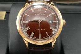 Boxed James McCabe Herritage Gents Automatic Watch: RRP £149 purchased by vendor as part a