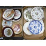 A collection of decorative & commemorative wall plates(2 trays):