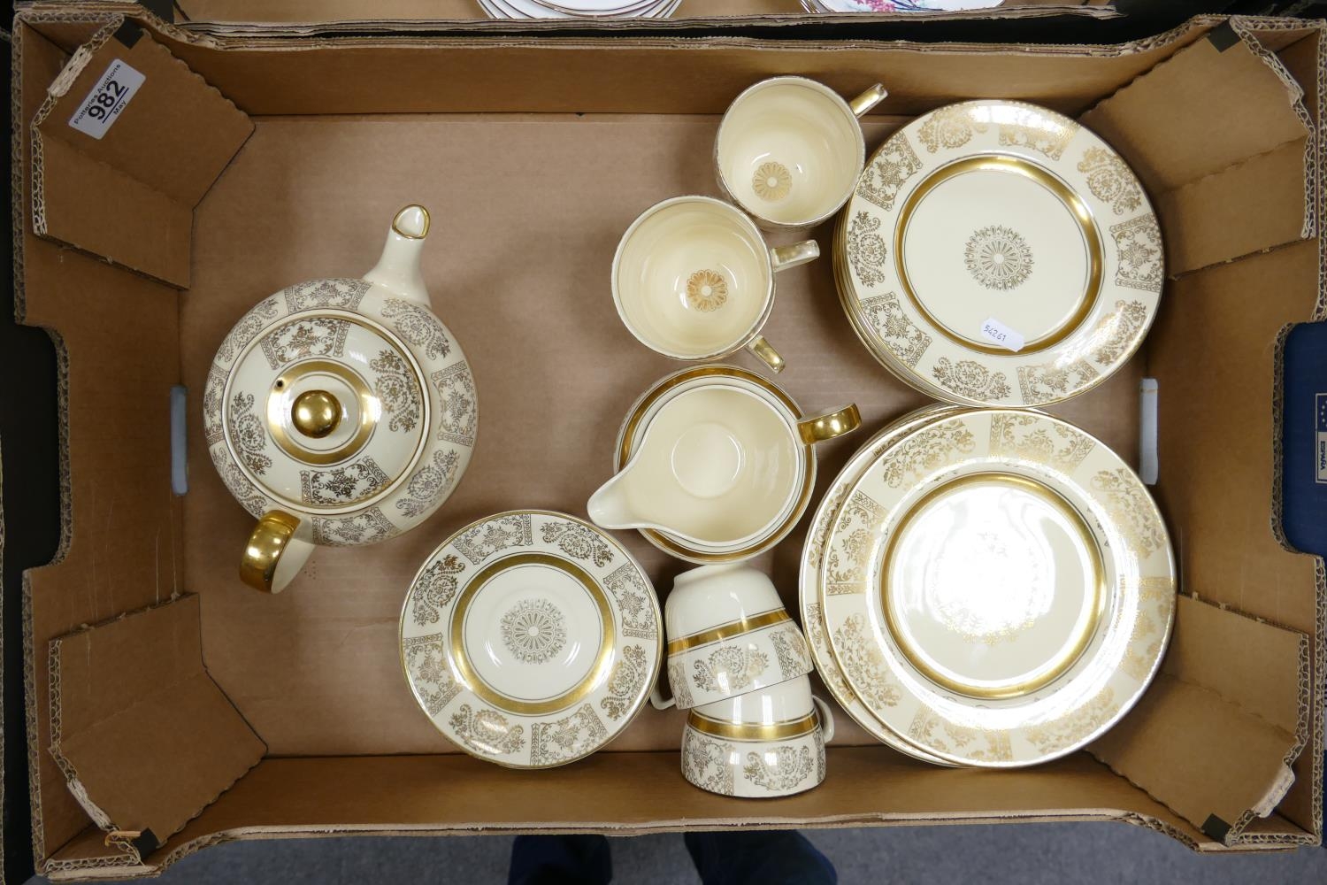 Johnson Bros Victorian Patterned part Tea Set: