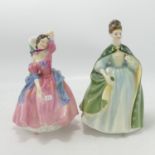 Royal Doulton Lady Figures Premiere HN2343 & Mytime HN2113(2):