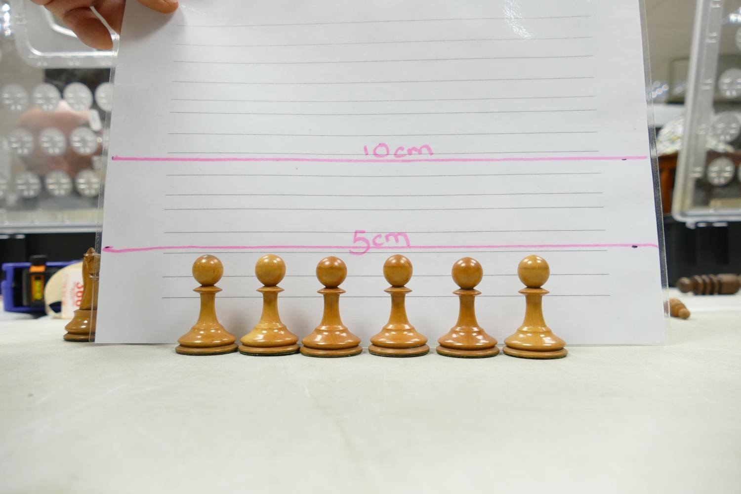 A collection of Early 20th Century Wooden Incomplete Chess Pieces: please see images for size and - Image 26 of 28
