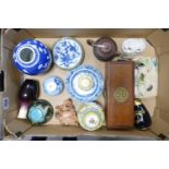 A collection of Chinese & Japanese items to include: 19th Century Ginger jar similar later item,