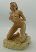 Peggy Davies Erotic Figure Lolita :limited edition with later over-painting by vendor with nail