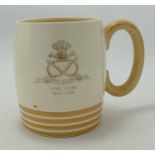 Shelley North Staffs Home Guard 1940-45 Tankard: to Commemorate You Service in the H.G, signed W.