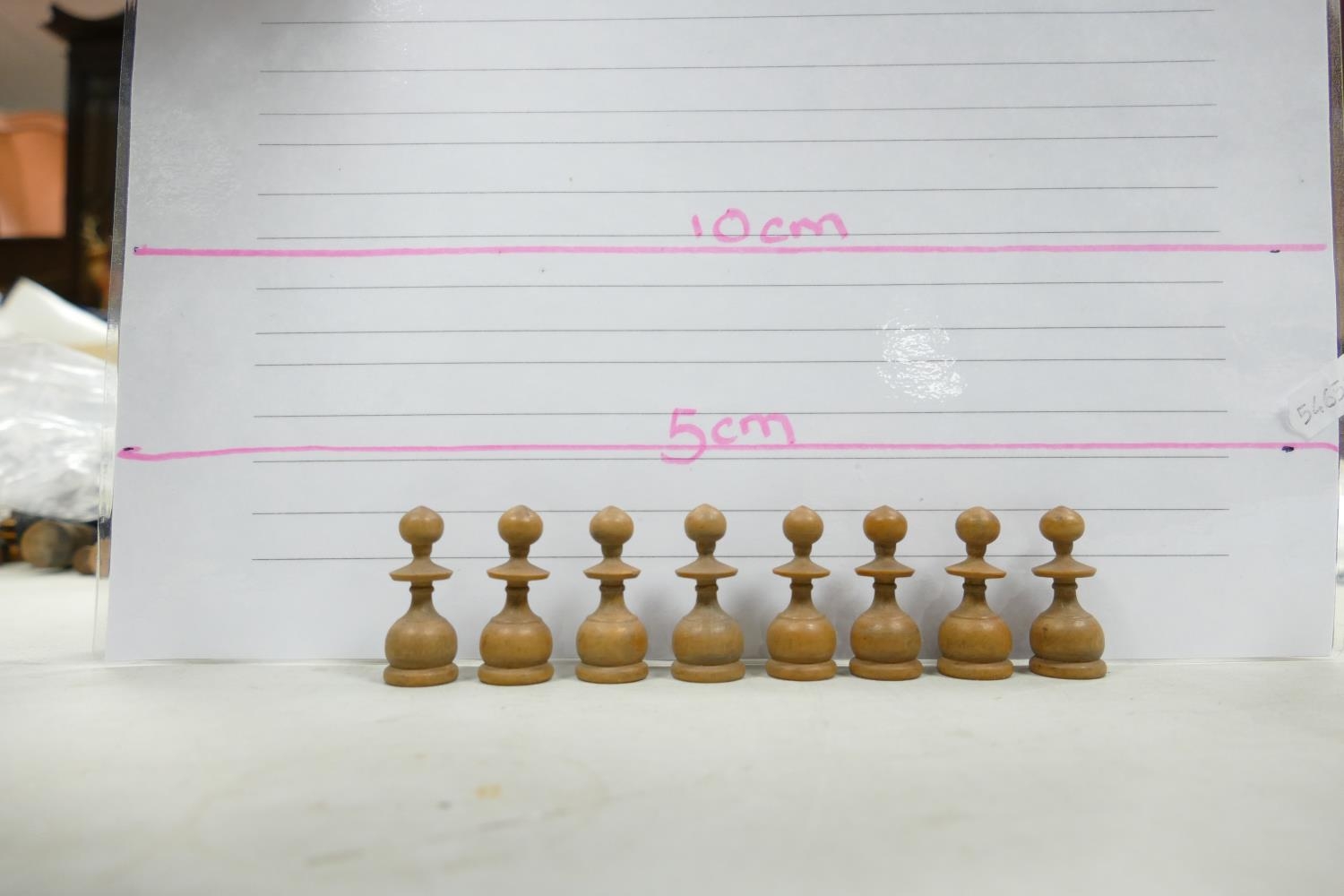 A collection of Early 20th Century Wooden Incomplete Chess Pieces: please see images for size and - Image 16 of 17