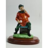 Reg Johnson & Sons figure FALSTAFF: A scarce figure standing 20.5cm excluding wooden base.