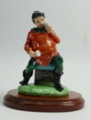 Reg Johnson & Sons figure FALSTAFF: A scarce figure standing 20.5cm excluding wooden base.