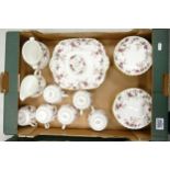 Minton Ancestral Patterned Tea Set: 21 piece