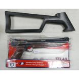 Crossman American Classic .177 Air Pistol: in original packaging with stock: