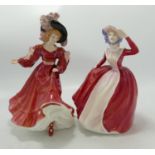 Royal Doulton Seconds Figures: Partyrica HN3385 & Mary (2)