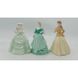 Smaal Coalport Lady Figures Carla, Forever Yours & A N Other(3)