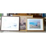 Three Large Framed Prints: local interest item noted(3)