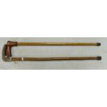 Horn Handled Walking Stick & Similar(2):