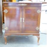 Reproduction Inlaid Music Cabinet: