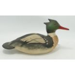 Royal Doulton Matt Wildfowl Counterfeit Merganser Male Duck: seconds quality