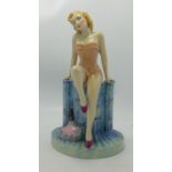 Kevin Francis Erotic Figure Marilyn Monroe:limited edition with later over-painting by vendor with